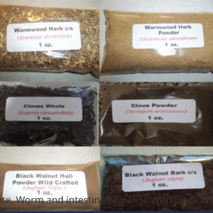 Parasite & Candida Cleanse | Black Walnut, Clove & Wormwood Herbal Detox | Natural Gut & Intestinal Support