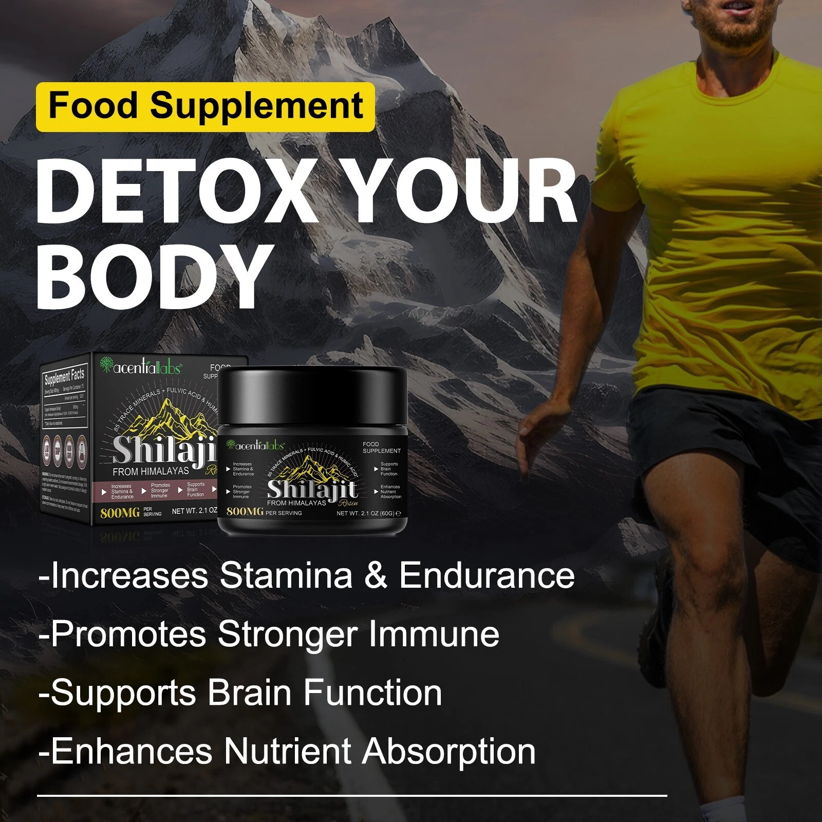 Pure 100% Himalayan Shilajit Soft Resin | Organic Fulvic Acid Complex | Natural Energy, Strength & Vitality Boost | 85+ Trace Minerals - Image 8