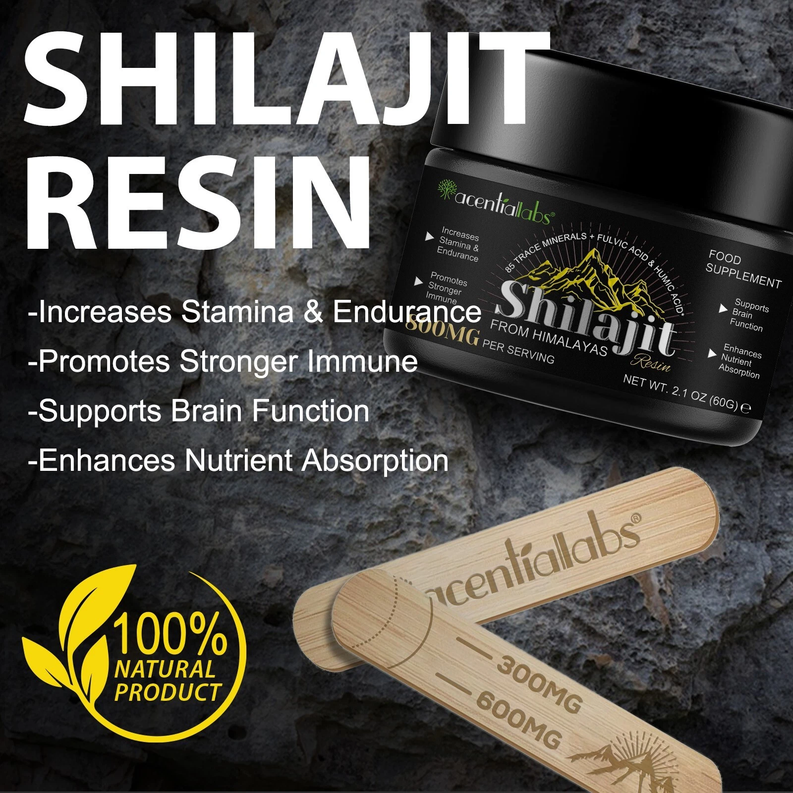 Pure 100% Himalayan Shilajit Soft Resin | Organic Fulvic Acid Complex | Natural Energy, Strength & Vitality Boost | 85+ Trace Minerals - Image 9