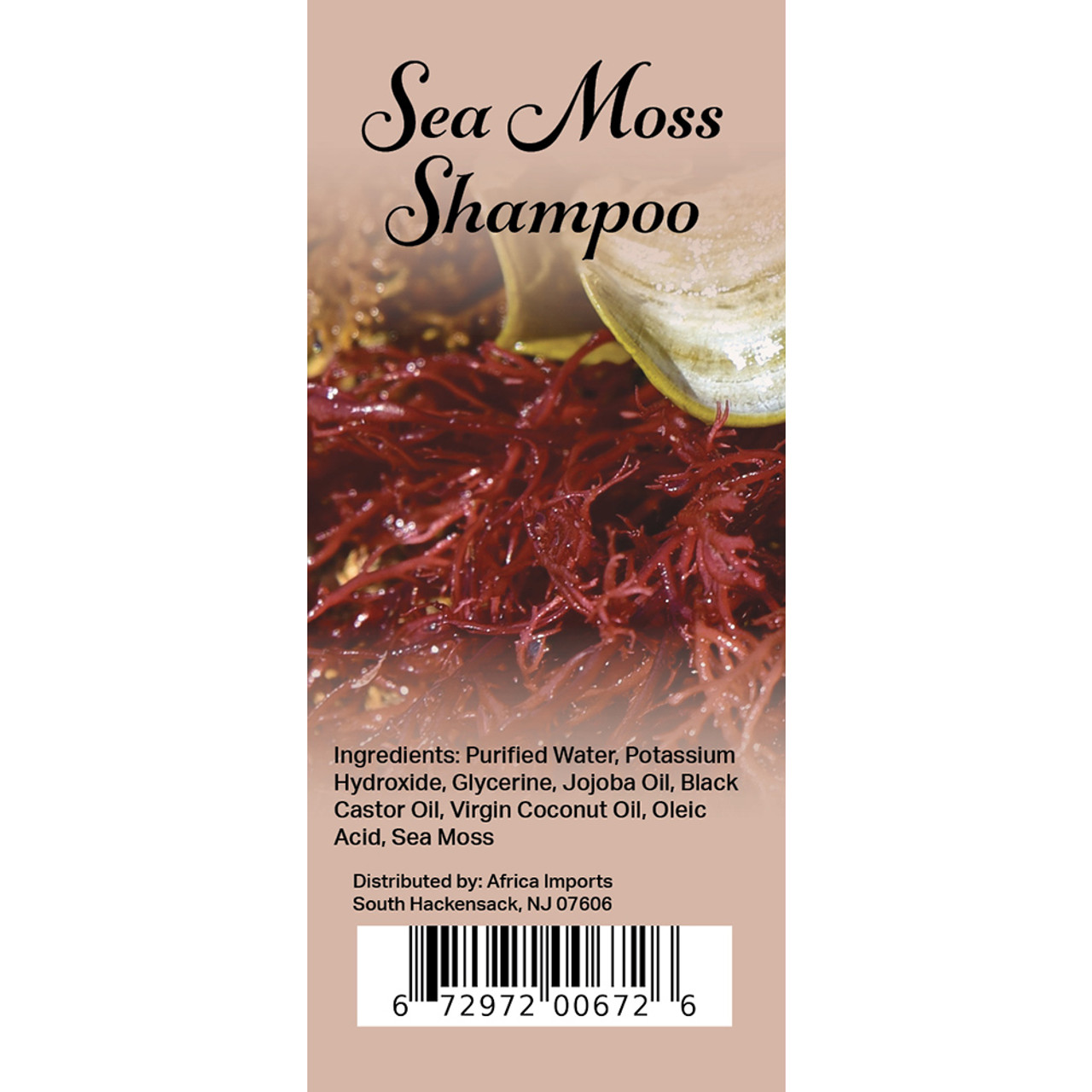Sea Moss Hair Care Set – 16 oz | Shampoo + Conditioner | Hydrating Mineral-Rich Hair Strength & Scalp Nourishment - Image 3