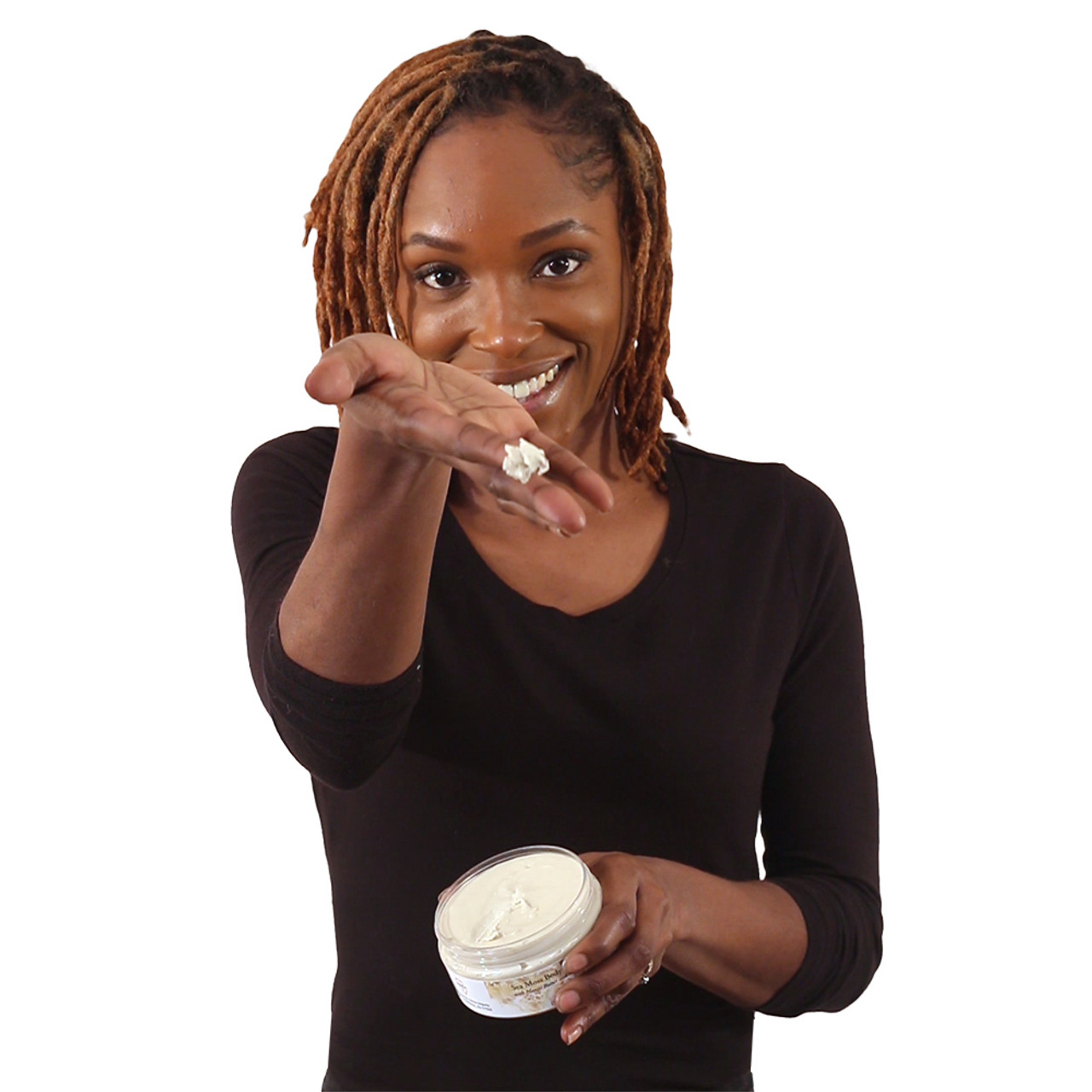 Sea Moss Body Butter – 8 oz | Ultra-Hydrating Mineral-Rich Skin Moisturizer | Shea & Mango Butter Blend