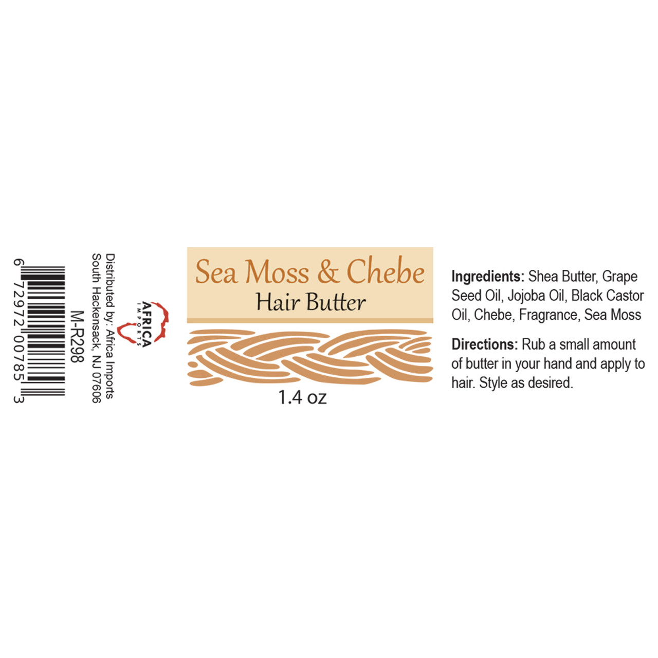 Sea Moss & Chebe Hair Butter – 2 oz | Deep Moisture & Strengthening Blend | Natural Hair Nourishing Cream - Image 4