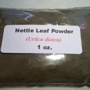 Nettle Leaf Powder (Urtica dioica) 1 oz | Wildcrafted Organic Herbal Supplement | Iron-Rich Alkaline Superfood for Energy, Blood & Hormone Balance