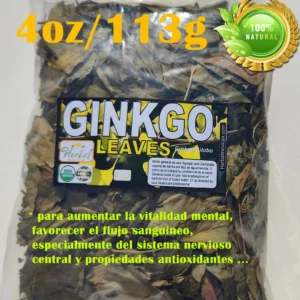 Ginkgo Leaf (Ginkgo biloba) 4oz | Ginkgo Biloba Tea | Traditional Cognitive Support & Circulation Herb | Natural Wellness Leaves
