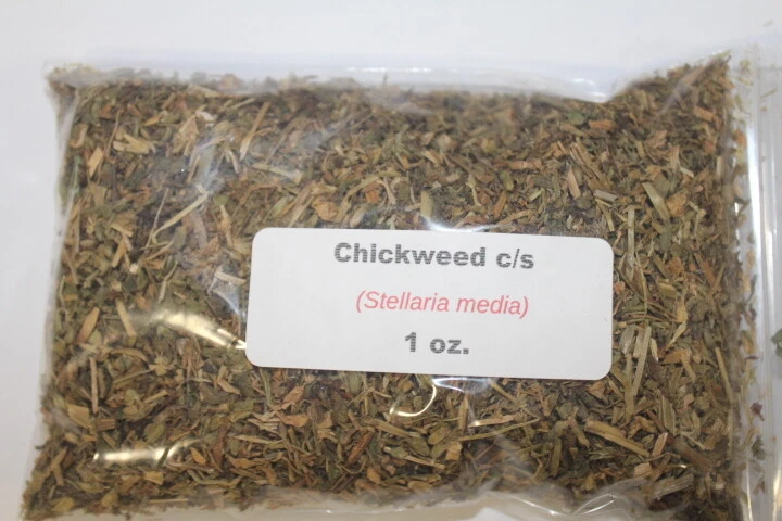 Chickweed c/s (Stellaria media) – 1 oz | Cut & Sifted Herbal Tea | Traditional Soothing & Cleansing Herb