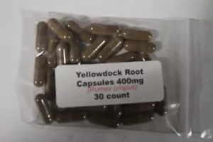 Yellow Dock Root Powder Capsules