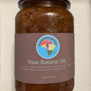 Honduras Raw Batana Oil (Elaeis oleifera) | 100% Pure & Unrefined | Traditional Hair & Skin Oil 8 Fluid Oz