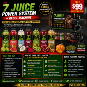 The 7 Juice Power System + Kegel Machine